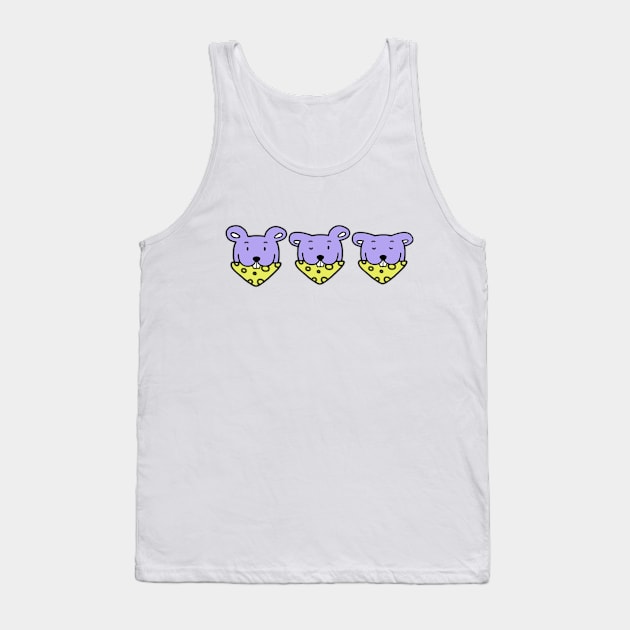 CUTE ANIMAL MOUSE RAT WITH NO BACKGROUND VER Tank Top by LovelyRuky